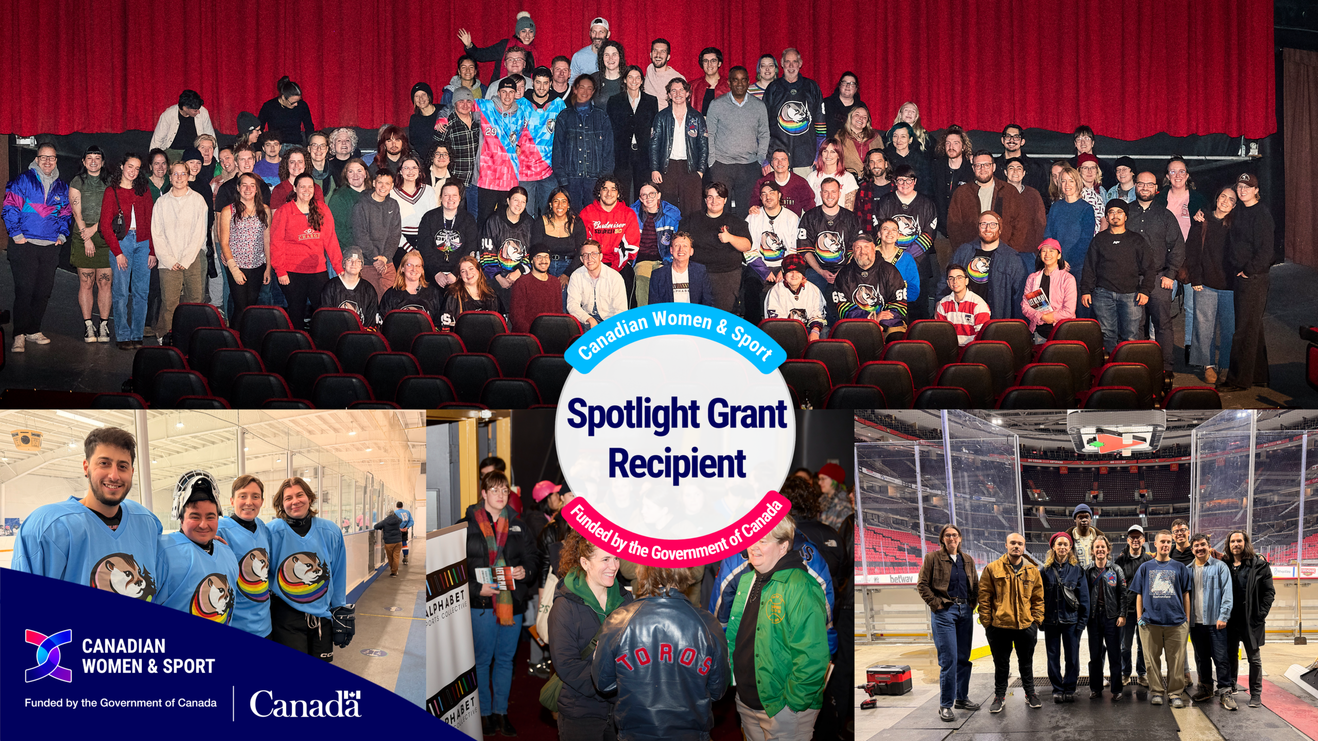 Canadian Women & Sport Spotlight Grant recipient, funded by Canada.